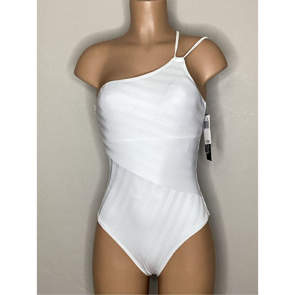 New La Blanca white one piece swimsuit. Size 6. Retails $130 - Picture 2 of 11
